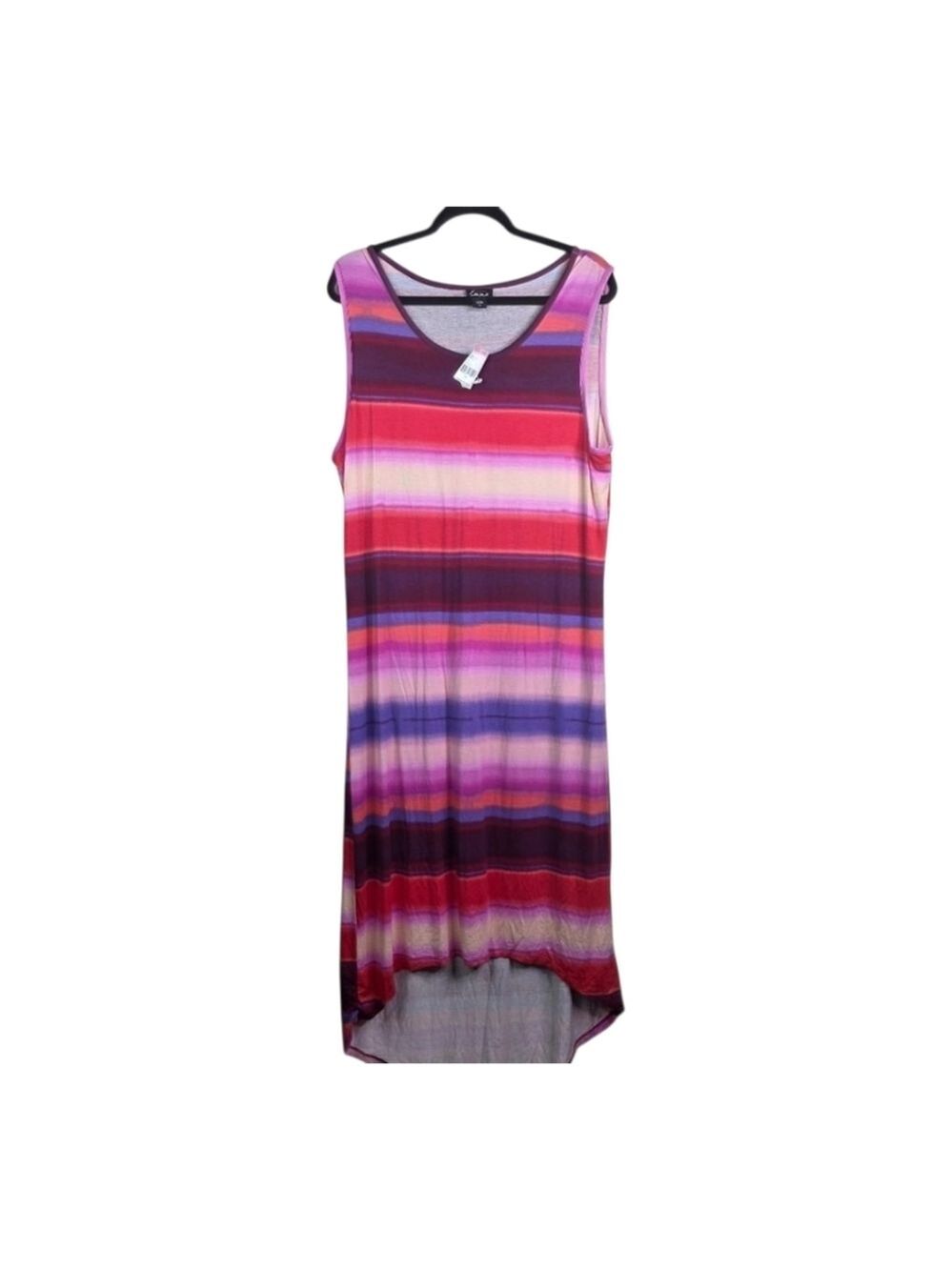 SIMPLY EMMA PLUS SIZE 2X‎ MULTICOLOR LONG DRESS MAXI SPRING SUMMER NWT